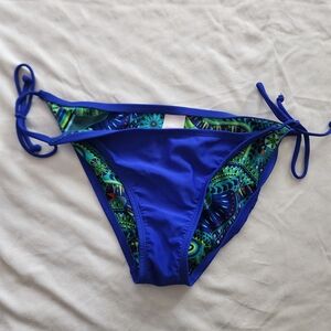 Xhilaration Blue and Green Bikini Bottom